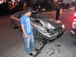 Frecuentes accidentes en Western Ave.