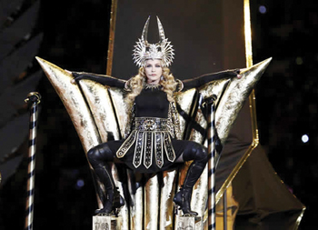 Madonna fue la reina del Super Bowl
