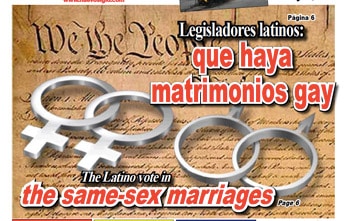 Legisladores latinos: que haya matrimonios gay