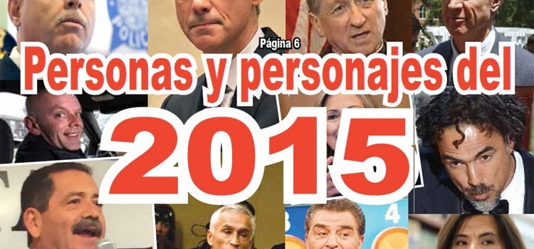 Personas y personajes del 2015