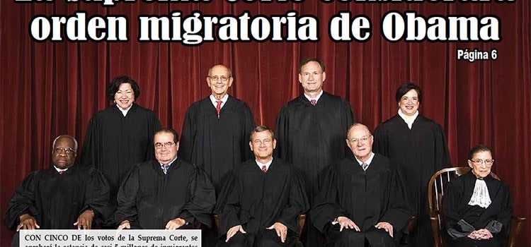 La Suprema Corte considerará orden migratoria de Obama